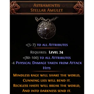 đŸ”¥Astramentis Path of Exile 2 Dawn of the Hunt StandardđŸ”¥ poe2 đŸ”¥Unique AmuletđŸ”¥ - Picture 1 of 1