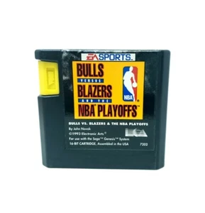 Bulls vs. Blazers and the NBA Playoffs (Sega Genesis) autentico testato - Foto 1 di 4