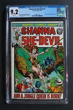 SHANNA THE SHE-DEVIL #1 Origin 1st Shanna O'Hara Plunder 1972 STERANKO CGC 9.2