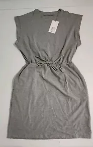 A New Day Women's XS Black Sleeveless Pockets Elastic Waist Tee Shirt Dress - Picture 1 of 4