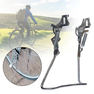 Vintage 20'' 24'' 26'' Bike Bicycle Drop Stand Rear Kickstand Black Beach Bike - Zdjęcie 1 z 28