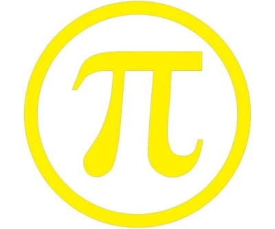 MOBO RACING mobo-racing RC-Aufkleber Decal Sticker Pi Symbol S - geplottet gelb