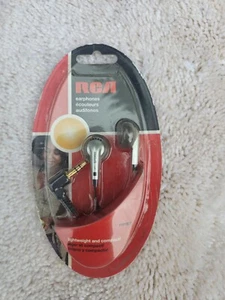 RCA HP 57 Earphones NOS New Vintage 2003 Lightweight Compact Ear Buds - Picture 1 of 9