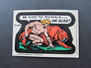 1975 Topps Marvel Comic Book Heroes Sticker Ka-Zar - Picture 1 of 2