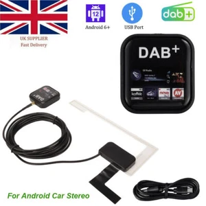 DAB DAB+ Digitalradio Receiver Box USB Adapter Antenne Autoradio für Android - Bild 1 von 10