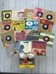 Vintage 45 Records / Sleeves LOT of 17 -  Columbia RCA Decca Epic Capitol - Picture 1 of 20