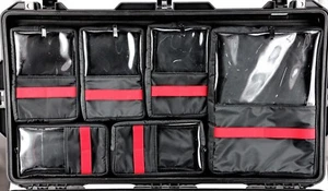 New 2025 TPU Pockets Lid Organizer fits your Pelican 1646 Air case + nameplate - Picture 1 of 4