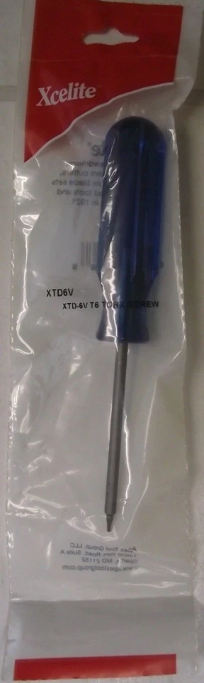 Xcelite XTD-6V Torx T-6 Screwdriver 3" Made in USA - Image 1 of 1