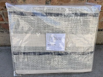 🔥 Ballard Designs • Полосатый пододеяльник Brooks • 100% хлопок • King 106 дюймов x 92 дюйма - Изображение 1 из 4