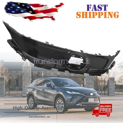 Black Front Upper Grille Fits For 2021 2022 2023 2024 Toyota Venza 53101-48B61 - Image 1 of 4