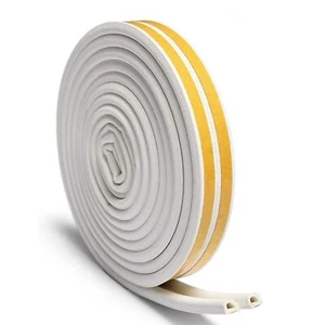 Self Adhesive Door Seal Strip Window Stripping Weather Strips Window House White - Picture 1 of 7