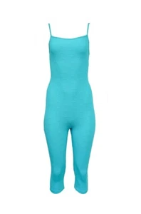 Chanel 1997 CC Embroidered Logo Blue Jumpsuit - Picture 1 of 6