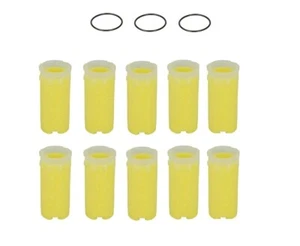10 x Heizölfilter Ölfilter Siku Sieb Gelb 50µm 3 x O-Ringe - Bild 1 von 1