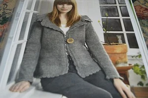Swedish Imports Knitting Pattern 08039 Cardigan with Crochet edges S to XL - Picture 1 of 1