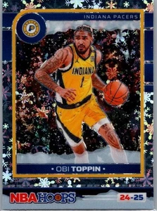 2024-25 Hoops Winter #193 Obi Toppin Prizms Premium - Picture 1 of 2
