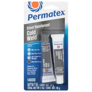 Permatex Stahlverstärkt Kaltschweiß Epoxidharz Härter Füller Kleber Kleber - Bild 1 von 6