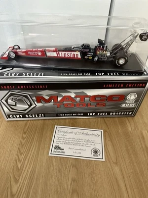 1:24 Matco Racing Champions 2001 Winston Gary Scelzi Top Fuel Dragster Rojo V Foto 1 de 4