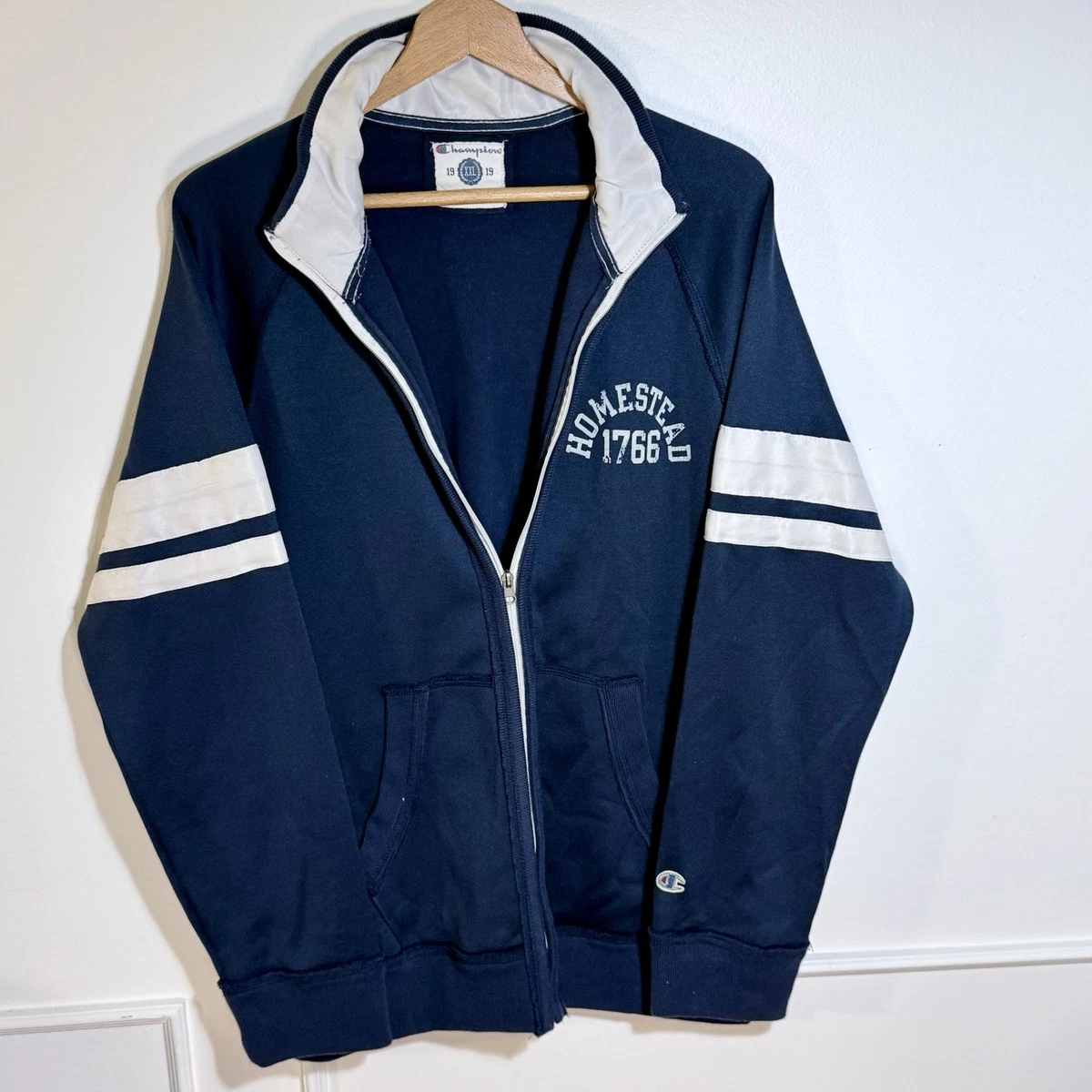 Champion Vintage Full Zip Hoodies & Sweatshirts for Men for Sale