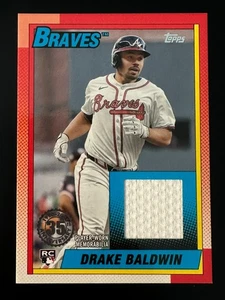 2025 Topps Update DRAKE BALDWIN 1990 Relic RC 90RU-DB BRAVES - Picture 1 of 2