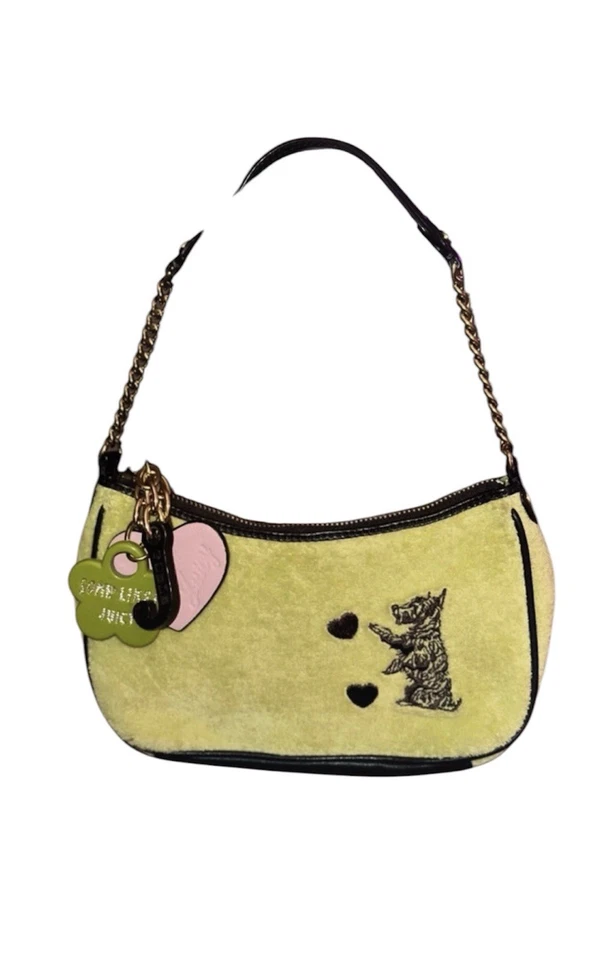 Y2K Vintage Juicy Couture Scottie Shoulder Bag with Charms - Image 1 of 4