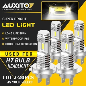 2-100 AUXITO H7 LED Headlight High/Low Bright 6000K For Porsche Panamera 2010-16 - Picture 1 of 29
