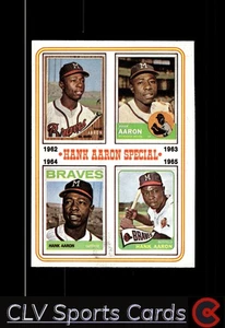 1974 Topps #4 Hank Aaron Special: 1962-1965 - Bild 1 von 2