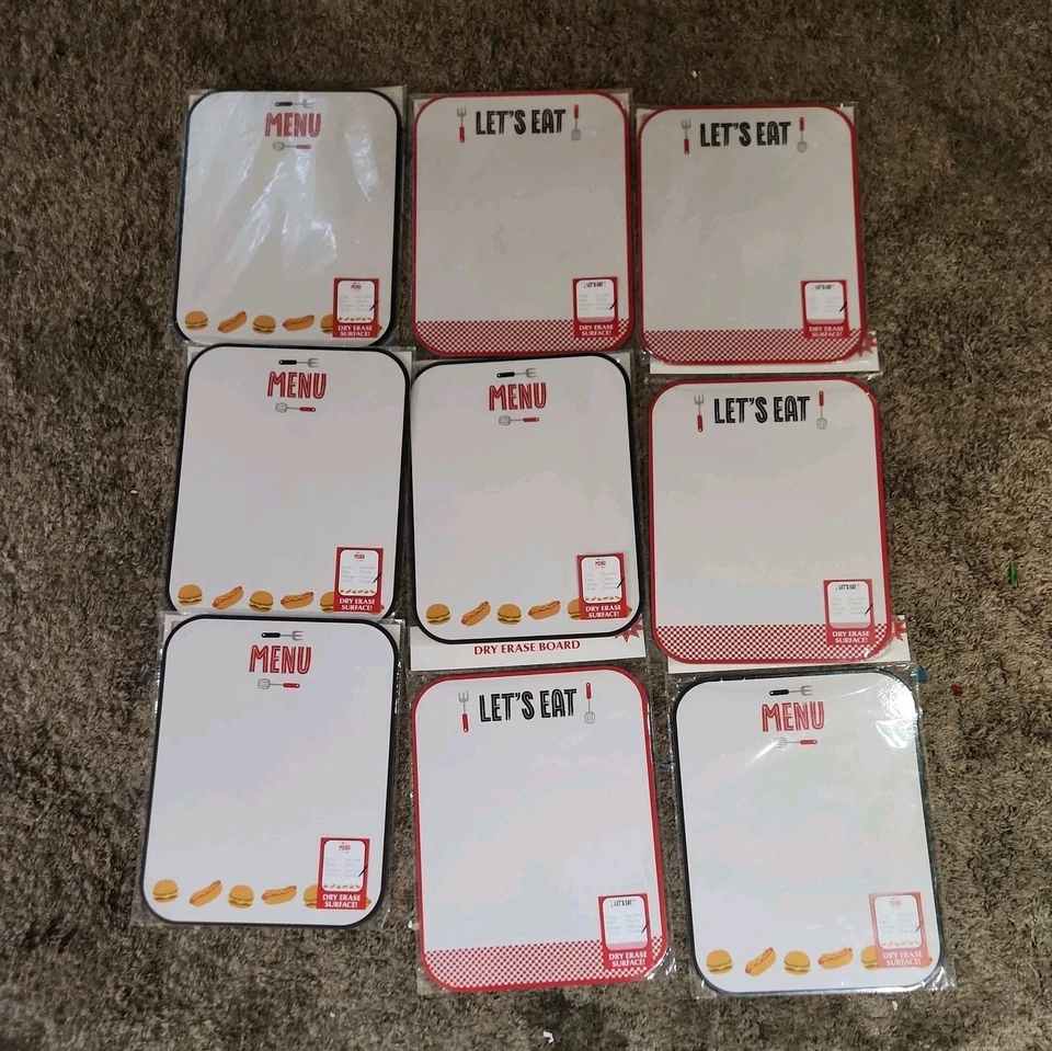 10 Pc. Menu Dry Erase Board Set - Image 1 of 3