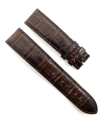 Gerald Genta 20mm x 18mm Brown Alligator Watch Strap Band Authentic OEM - Image 1 of 4