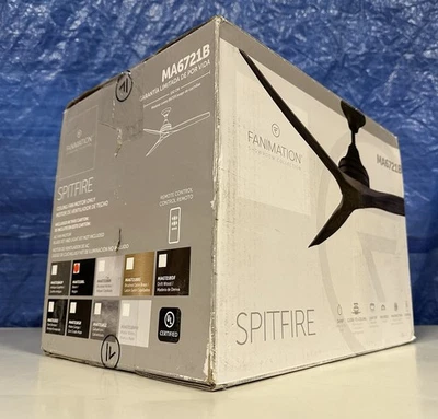 Fanimation Spitfire (Motor only), Black - MA6721BBL  |      Free Fast Shipping | - Image 1 of 4