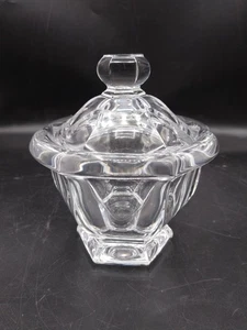Baccarat France Crystal Mustard Jam Jar Slotted Lid Harcourt Missouri no spoon - Picture 1 of 22