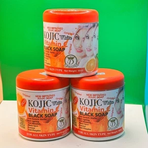 Kojic White Vitamin C Black Soap. X1 - Imagen 1 de 1