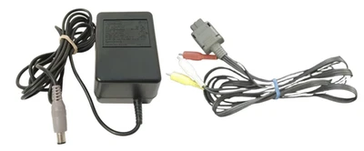 Super Nintendo SNES Power AC + AV Adapter Picture Cord Official Authentic OEM! - Image 1 of 3