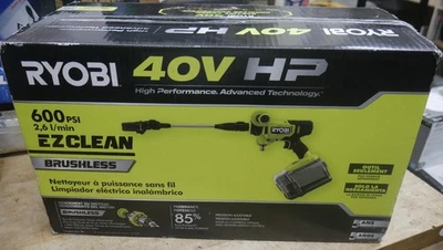 RYOBI 40V 600 PSI 0.7GPM Cold Water Cordless Power Cleaner (Tool Only) NEW - Image 1 of 4