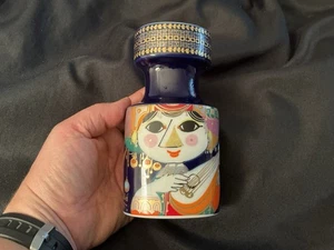 Rosenthal Germany Bjorn Wiinblad COBALT GOLD ARABIAN NIGHTS 6 3/8” Candle Holder - Picture 1 of 10