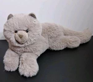 JULIETTE 15" GREY PERSIAN CAT Douglas Cuddle Toy Plush Stuffed Animal - Picture 1 of 6