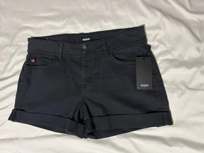 NWT Hudson Ruby Short Black Stretch Denim Shorts Size 32/3” Inseam Double Button - Image 1 of 4