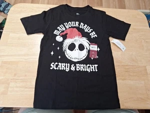 New Nightmare Before Christmas Boys Jack Skellington Graphic T-Shirt Size S 6-7 - Picture 1 of 2