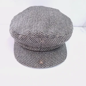 De colección London Gris Niebla/Beige Panadero Newsboy Hombres Tweed Sombrero Gorra Talla M Y2K Retro - Imagen 1 de 12