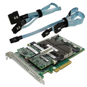 HP Smart Array P840 12Gb SAS RAID Controller 4GB FBWC +2x SAS Kabel 761880-001 - Afbeelding 1 van 5