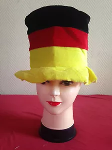 Deutschland-Zylinder schwarz rot gold für jegliches Sportevent - Bild 1 von 1