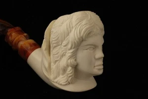 LADY Meerschaum Smoking Pipe by I. BAGLAN 1761 w/CASE - Picture 1 of 1