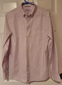 Camisa Vineyard Vines Para Hombres S Botón Lila Brr On The Go Rendimiento Cuadros Guinga - Imagen 1 de 8