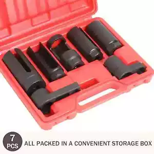 Set of 7 O2 Oxygen Sensor & Oil Pressure Sending Unit Master Sensor Socket Set - Picture 1 of 6
