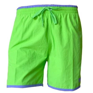 COSTUME mare ARENA UOMO TG. XXL BOXER VERDE VIOLA 1B081 FUNDAMENTALS TAPES BAGNO - Picture 1 of 2