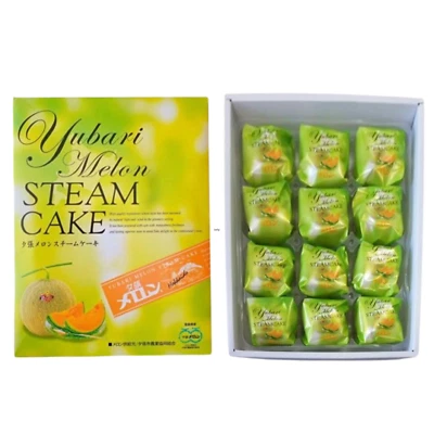 Yubari Melon Premium Limited Steam Cake 12 / 20 pcs F/S From Japan Hokkaido - Image 1 of 3