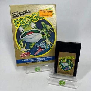 Frogger (Mattel Intellivision, 1982) with Original Box and Manual - Picture 1 of 11