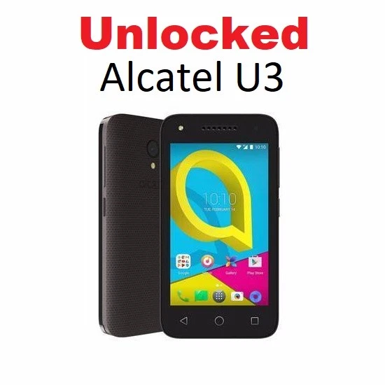 New Vodafone Alcatel U3 OT- 4055T 3G/4G/4GX Grey Phone Unlocked to All Networks - Image 1 of 1