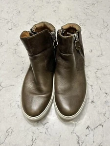 Kenneth Cole Gentle Souls Carole Women's Side Zip Boots Size 7 Leather Brown - Picture 1 of 10