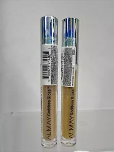 (2) Almay 200 Angelic Goddess Gloss Lip Gloss Iridescent Pearl Shimmer - Picture 1 of 2