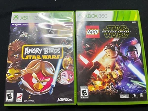 XBox 360 - Angry Birds Star Wars & Lego Star Wars The Force Awakens - ESRB - Picture 1 of 8